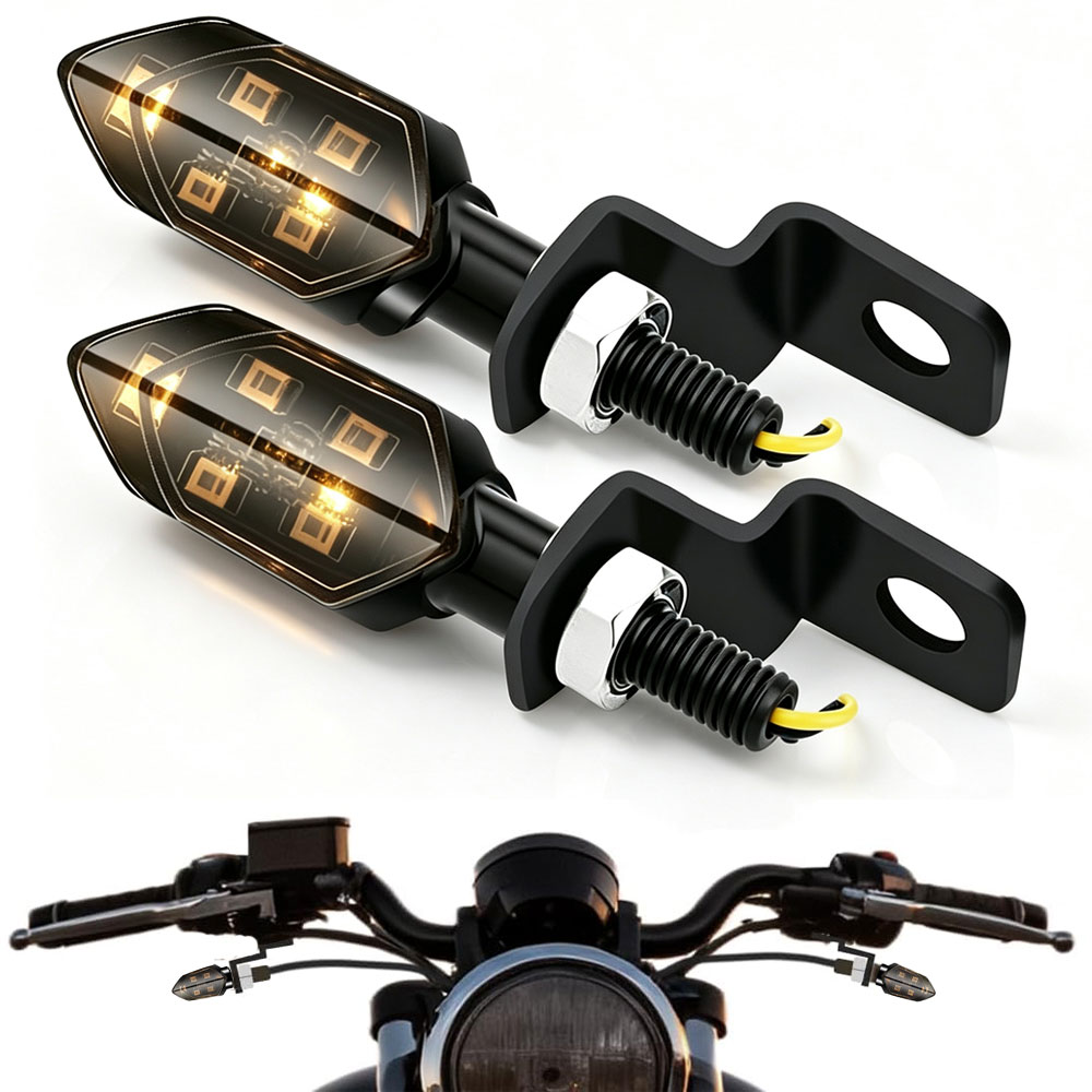 Bike Light Front Rear - Миниатюрные светодиодные указатели поворота для мотоциклов,