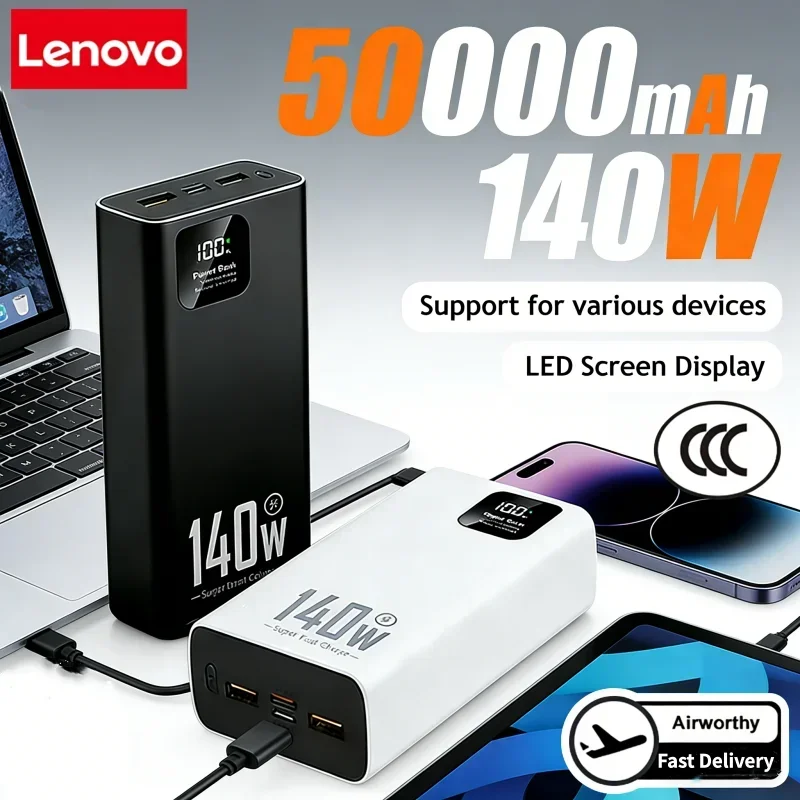 Usb Charger Dynamo - Портативное зарядное устройство Lenovo 140W 500000mAh