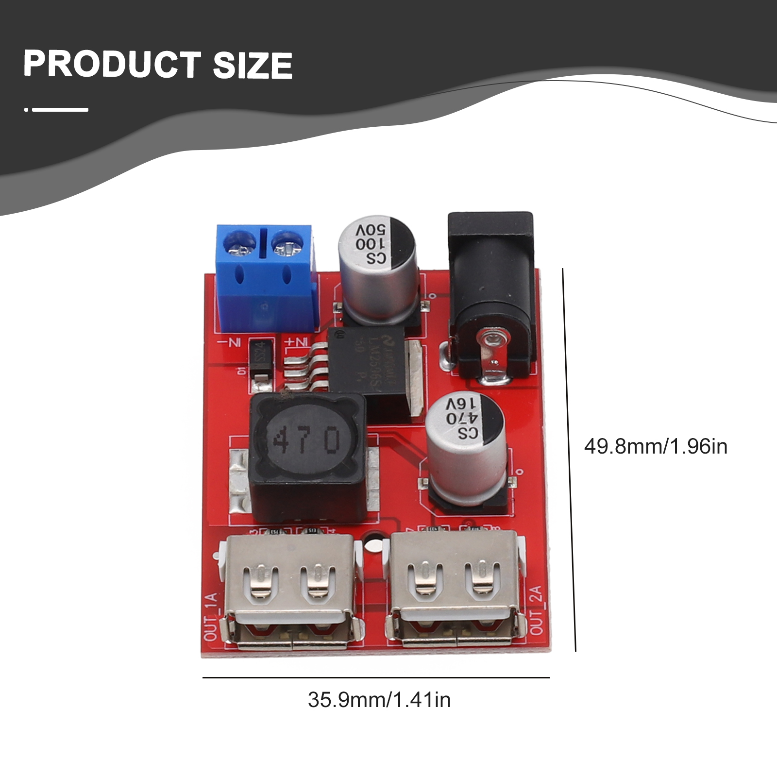 Usb Charger Dynamo - Двойной USB-контроллер зарядки от солнечной батареи