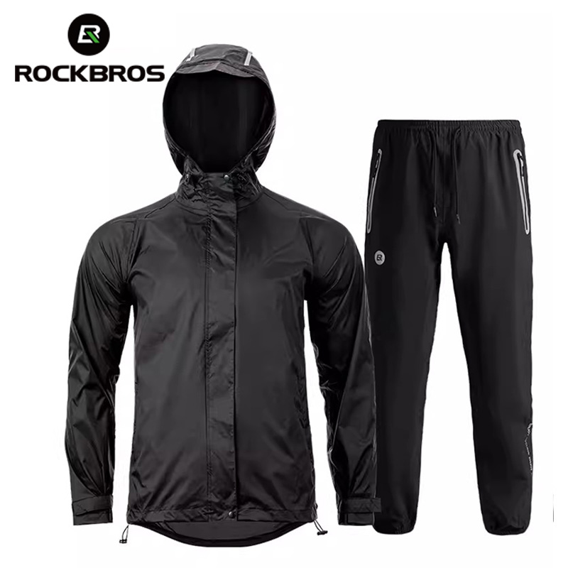 Cycling Rain Jacket Commute - Велосипедный дождевик ROCKBROS, водонепроницаемая одежда для