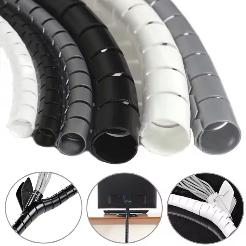 Cable Lock Flexible - Гибкий спиральный кабельный органайзер 2М/1М, защитная