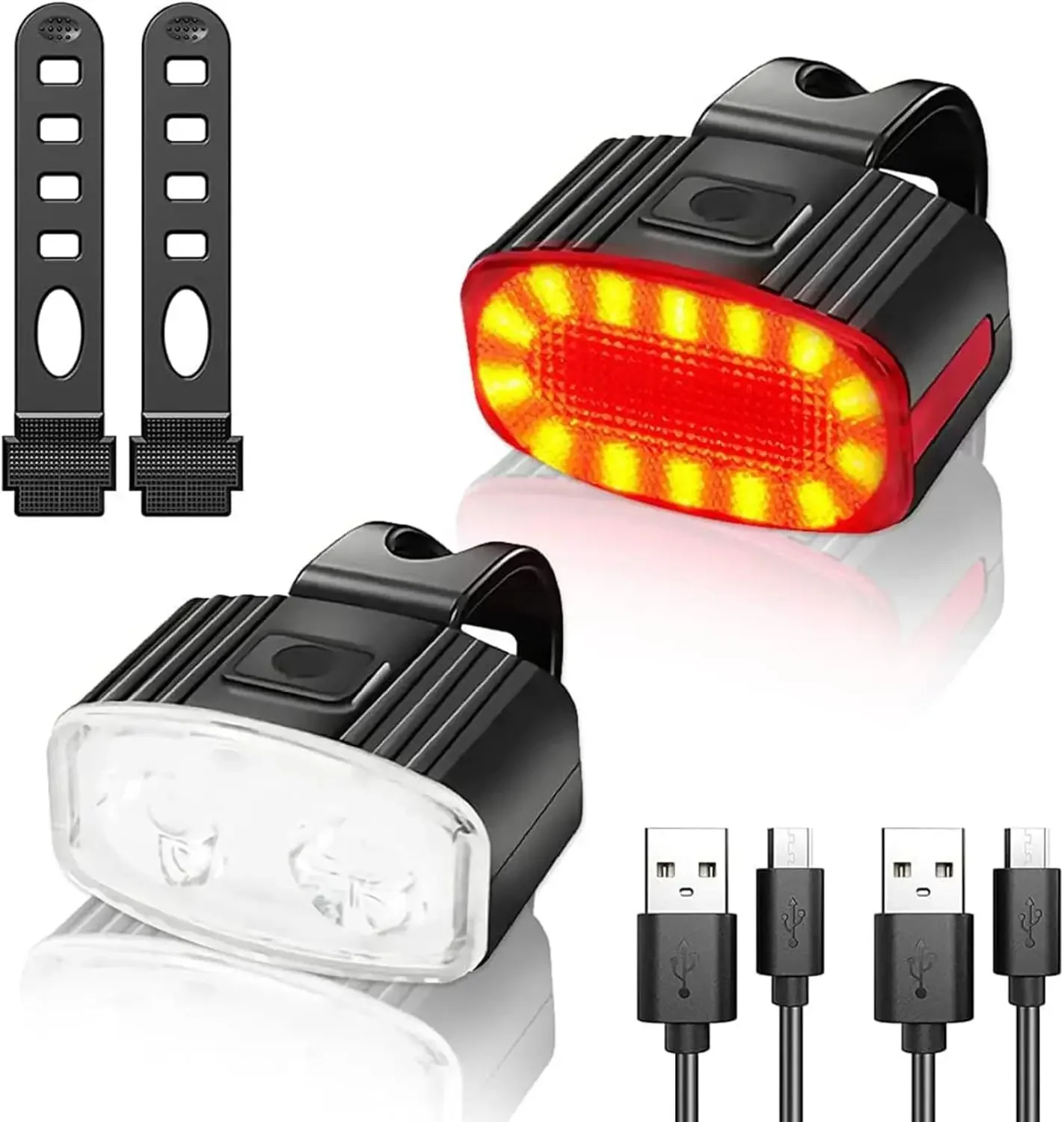 Bike Light Front Rear - Передний и задний фонарь для велосипеда,