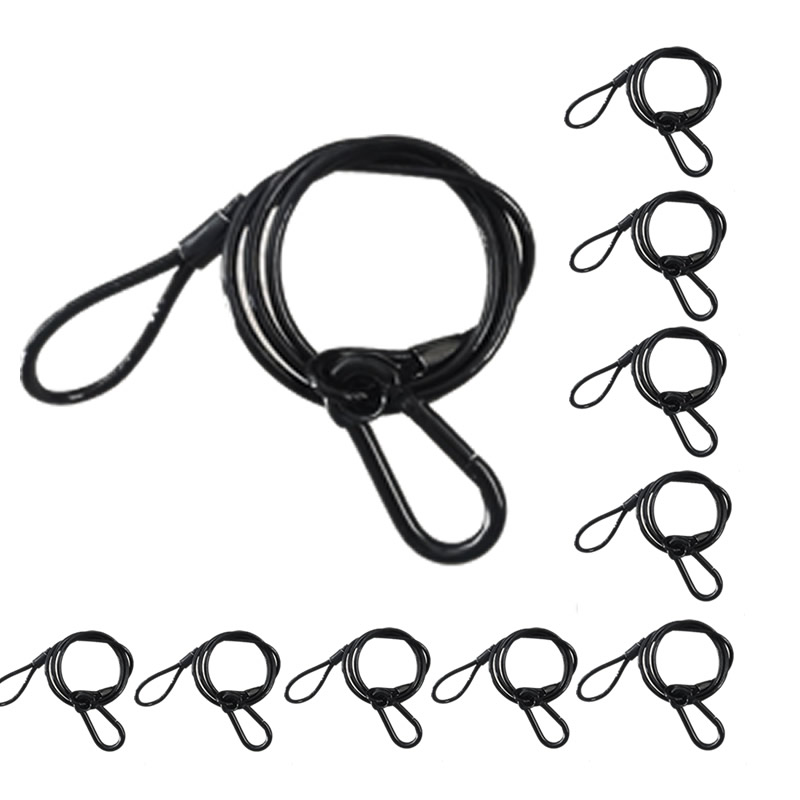 Cable Lock Flexible - 10 шт./лот, черный 3 мм *