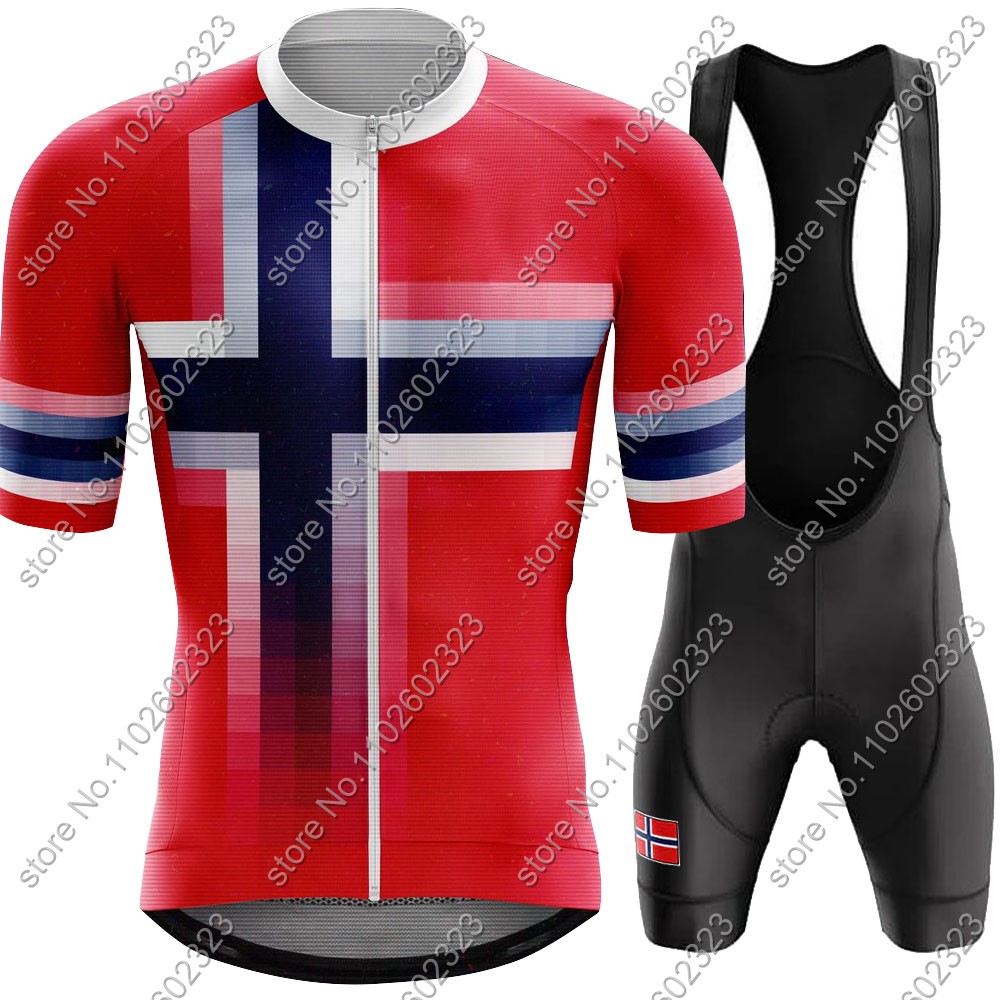 Cycling Commute Shorts - 2024 Комплект футболок для велоспорта Норвегии,