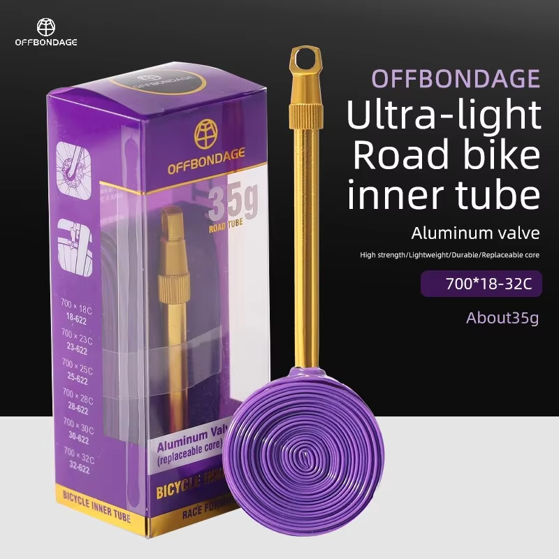 Inner Tube 700C - OFFBONDAGE Алюминиевый клапан Сверхлегкая велосипедная камера
