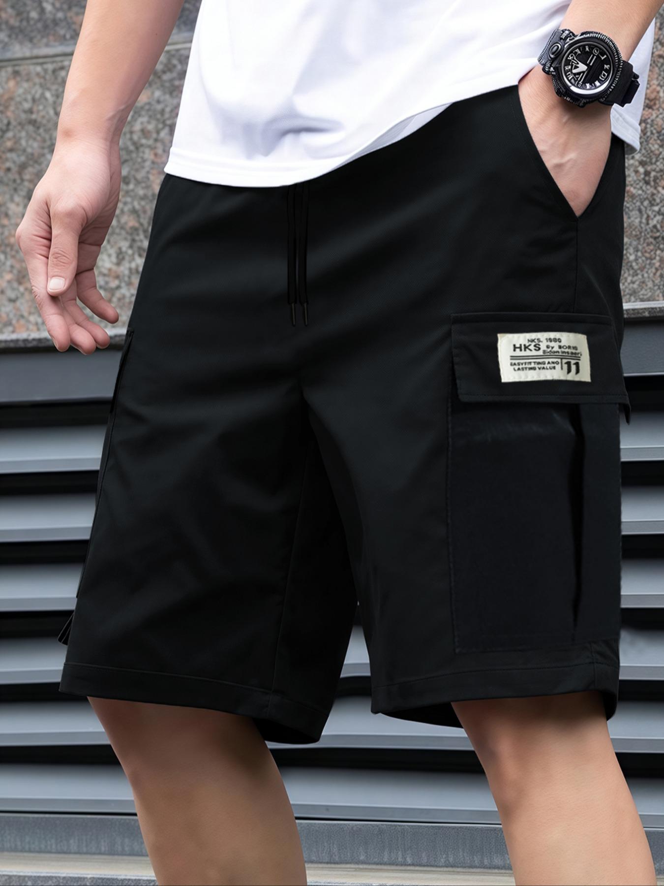 Cycling Shorts For Commute - Мужские однотонные повседневные спортивные шорты, приятная