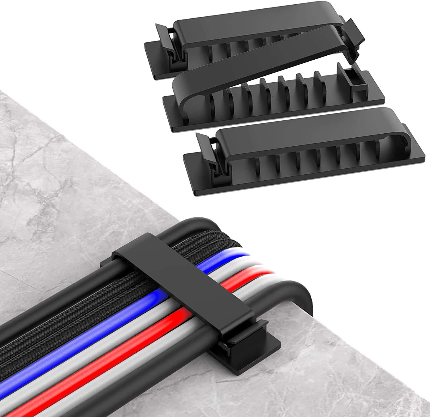 Cable Lock Flexible - Органайзер для кабелей, держатель для проводов,
