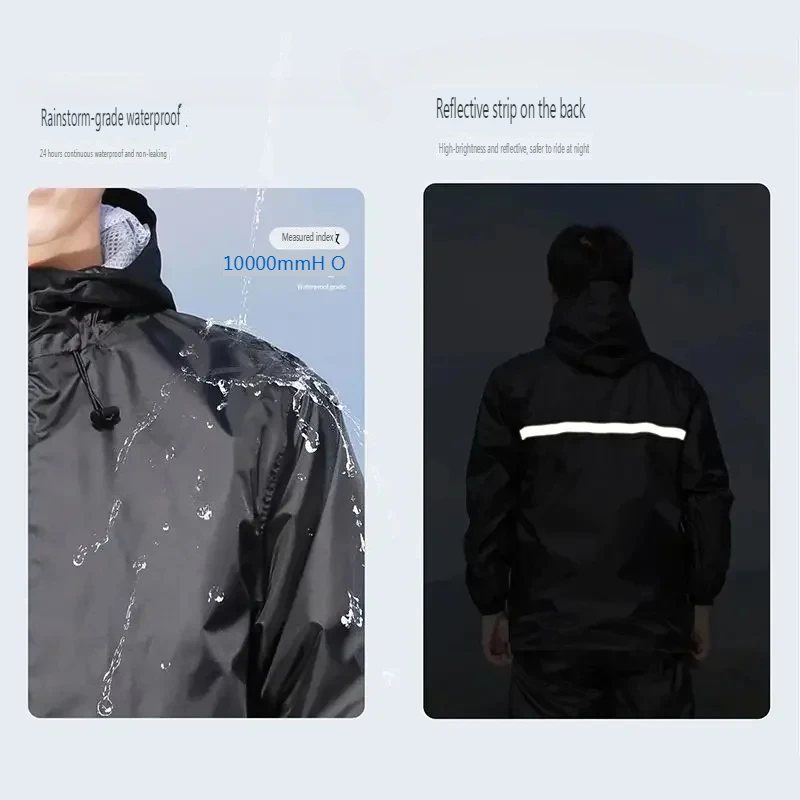 Тонкий комплект плащи, летний  – обзор и цена Cycling Rain Jacket Commute