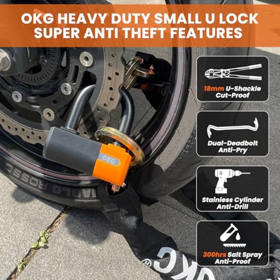 Прочный U-образный замок OKG 1 – обзор и цена U Lock Heavy Duty