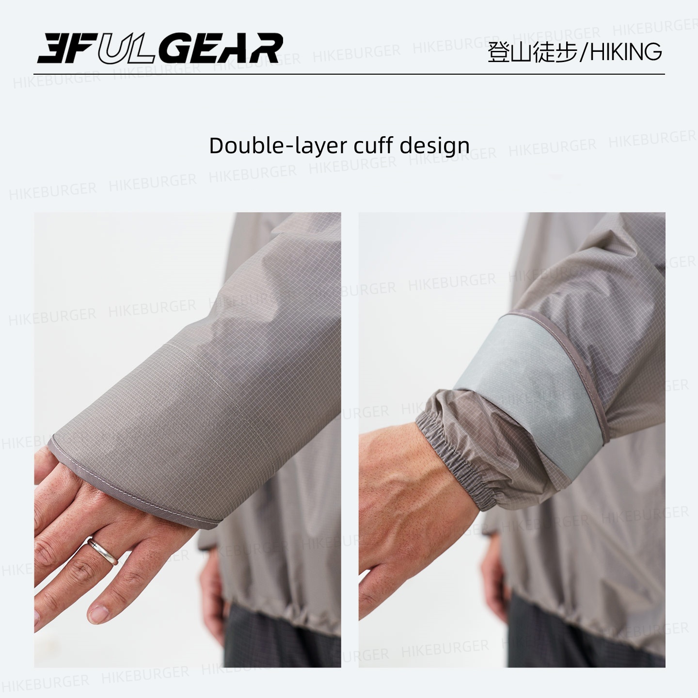 3F UL GEAR QingSuo Spilt Rain  – обзор и цена Cycling Rain Jacket Commute