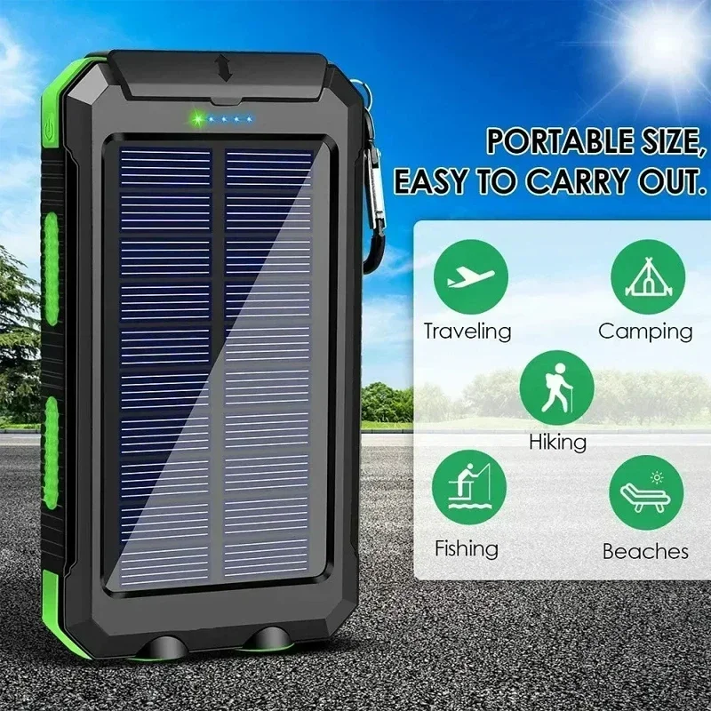 Lenovo 50000mAh Solar Power Ba – обзор и цена Usb Charger Dynamo