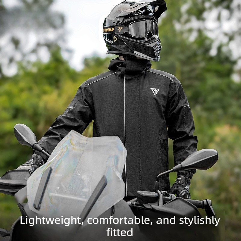 Мотоциклетный дождевой костюм: – обзор и цена Cycling Rain Jacket Commute