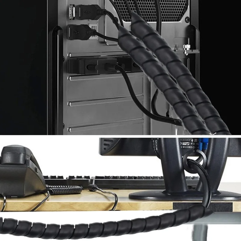 Спиральная оплетка для кабелей – обзор и цена Cable Lock Flexible
