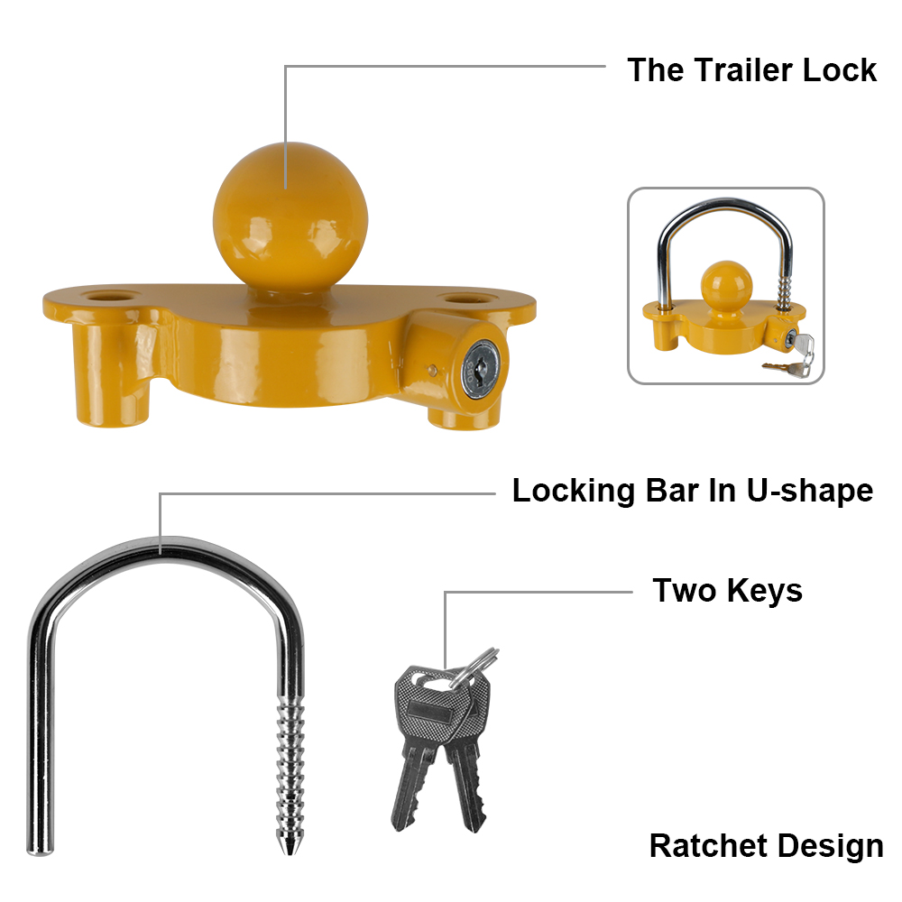 Буксировочный шар, противоугон – обзор и цена U Lock Heavy Duty