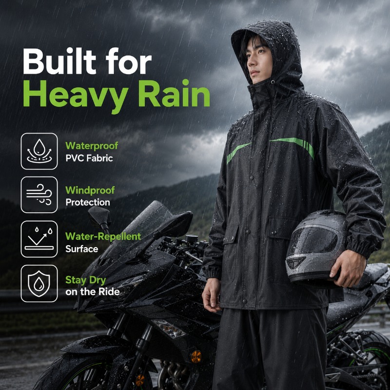 Универсальный водонепроницаемы – обзор и цена Cycling Rain Jacket Commute