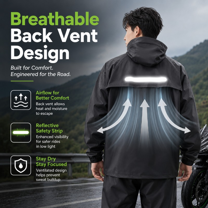 Универсальный водонепроницаемы – обзор и цена Cycling Rain Jacket Commute