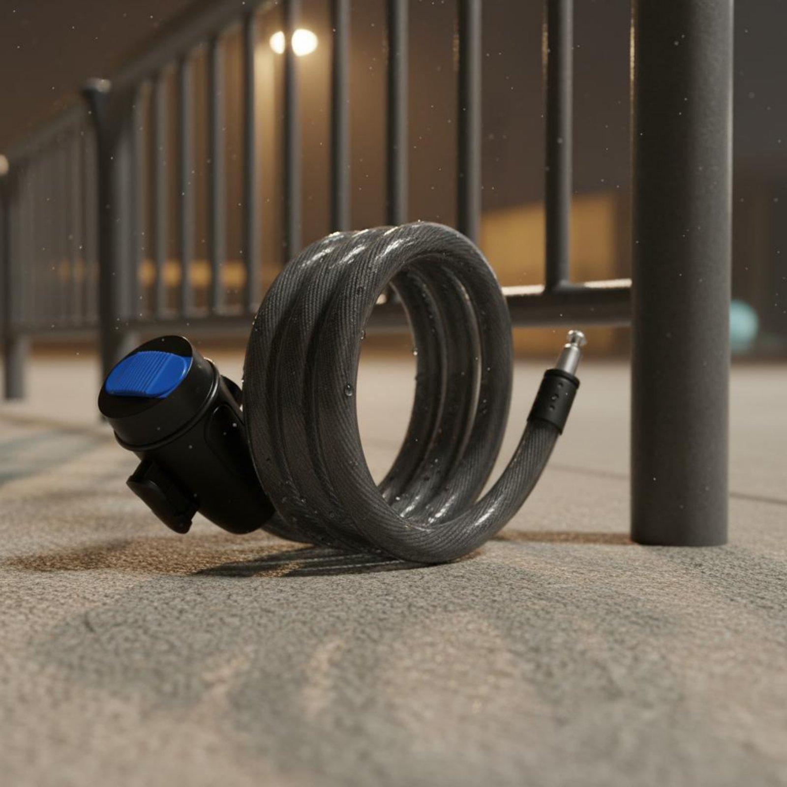 Велосипедный замок-трос из ста – обзор и цена Cable Lock Flexible