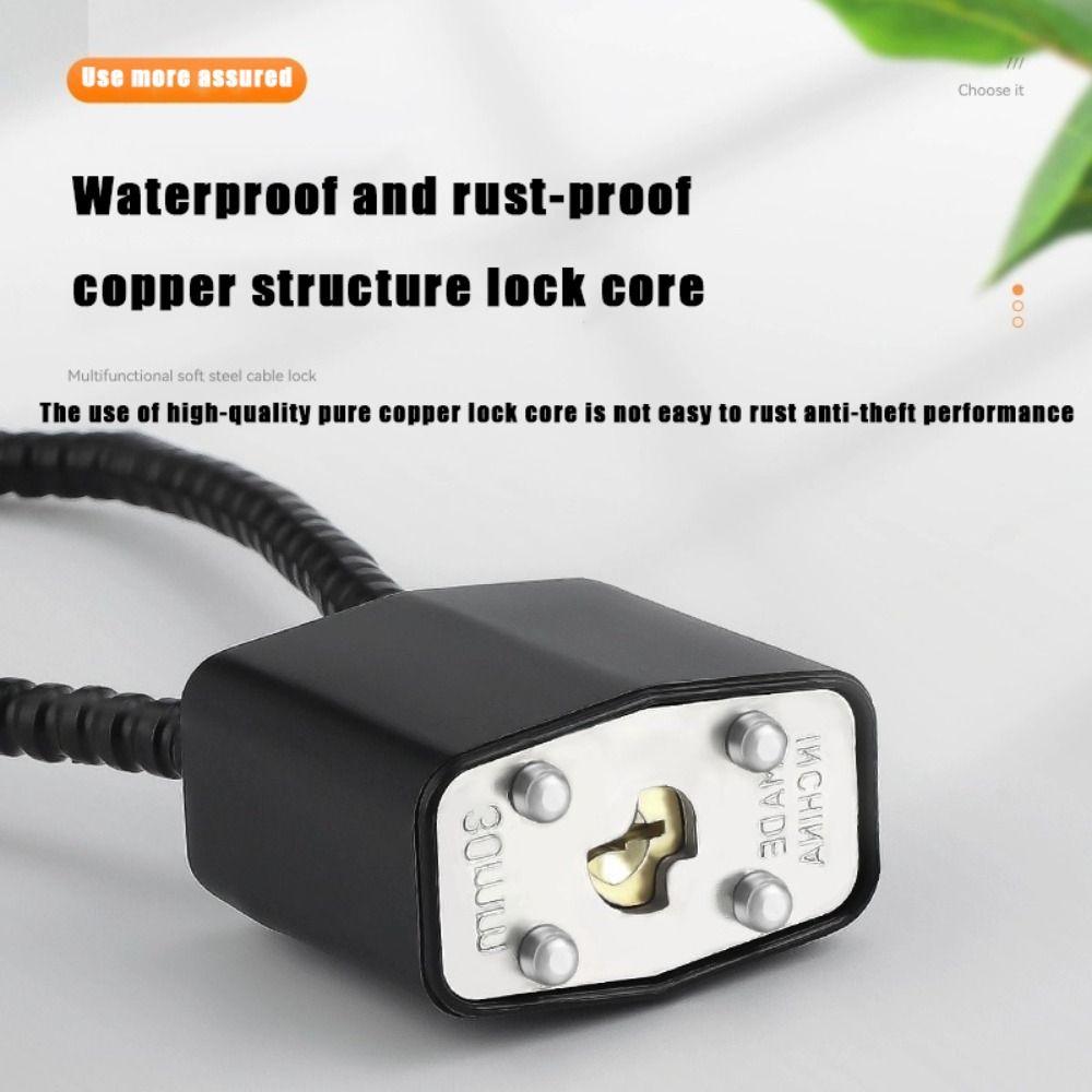 Прочный многофункциональный ка – обзор и цена Cable Lock Flexible