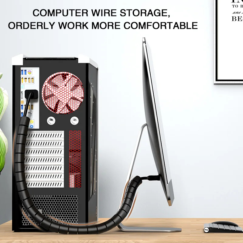 Гибкий спиральный органайзер д – обзор и цена Cable Lock Flexible