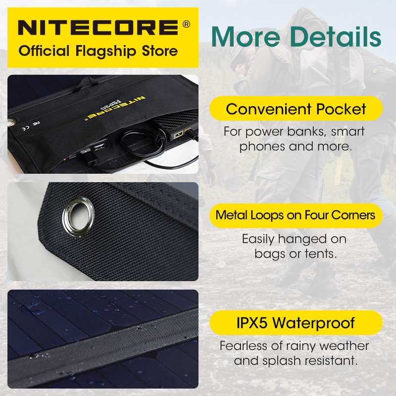 NITECORE FSP30 30 Вт Портативн – обзор и цена Usb Charger Dynamo