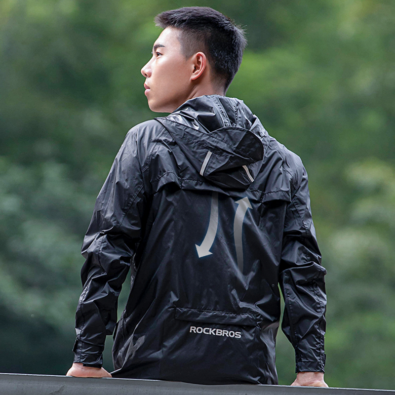 ROCKBROS водонепроницаемый вел – обзор и цена Cycling Rain Jacket Commute